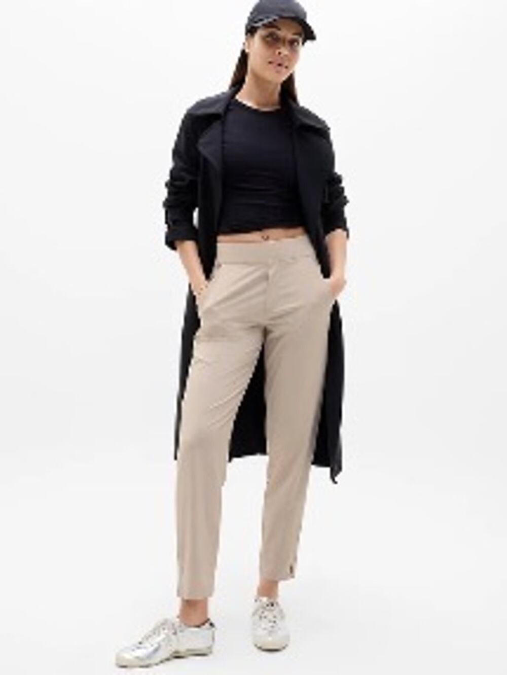 Athleta Women’s Brooklyn Mid Rise Ankle Pant In Color Abalone Size 6 Petite NWOT